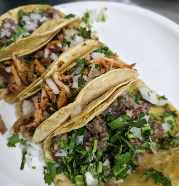 Tacos Don Luis signature dishes Tacos al PastorCarne Asada TacosMulitasAguas Frescas